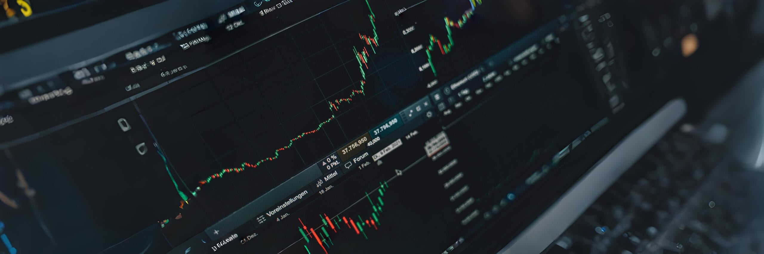 Financial chart illustrating market data and growth trends, representing startup investment strategy and risk analysis.