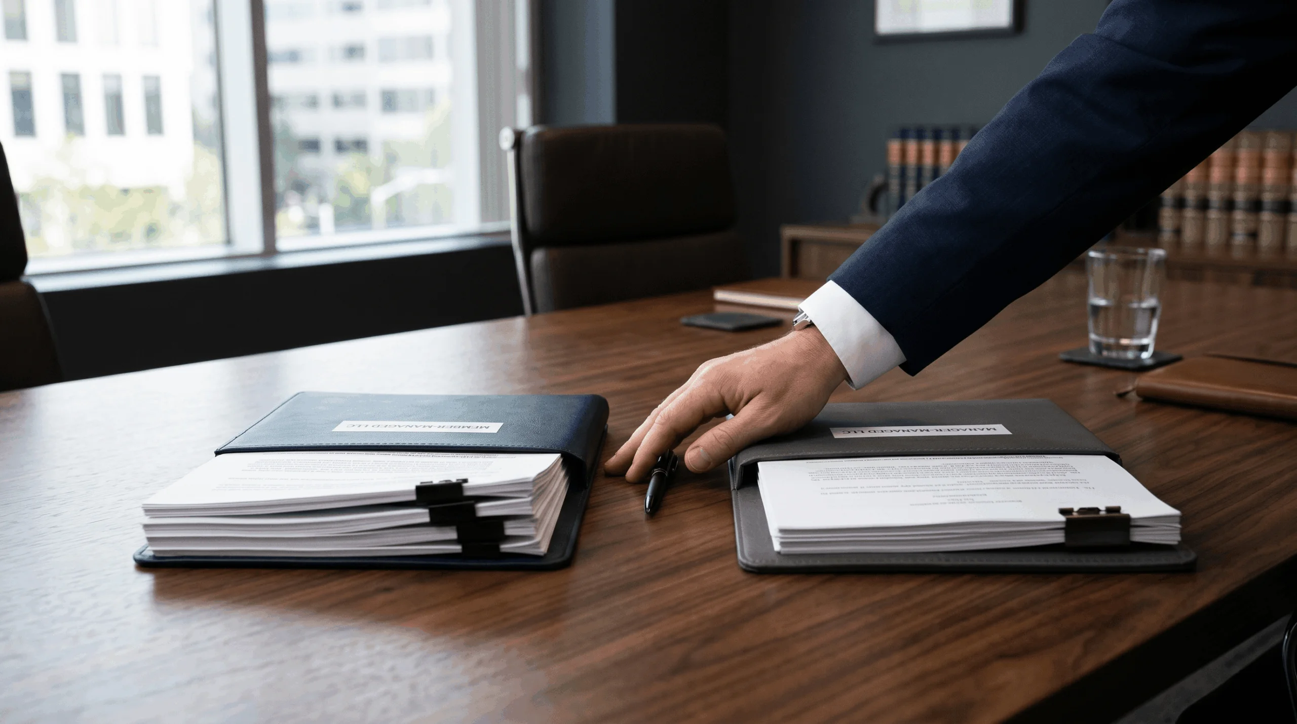member-managed vs manager-managed LLC document comparison